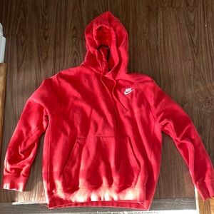 Red nike mens medium sweatshirt